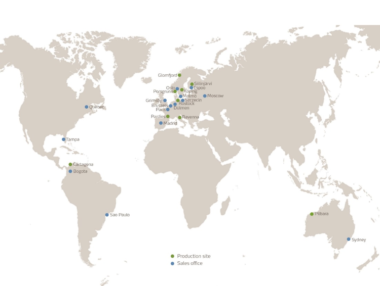 UltrAN around the world map